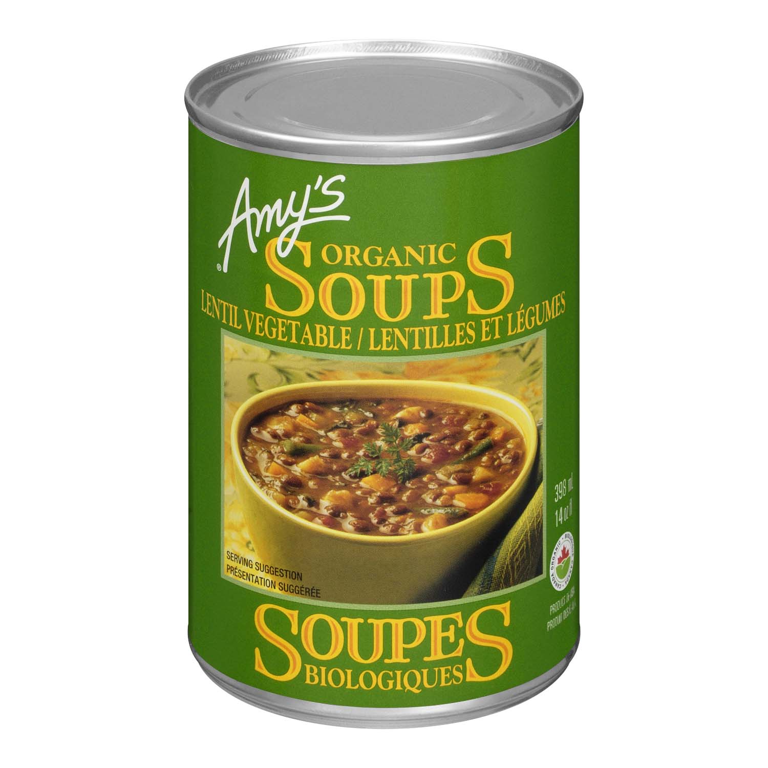 AMYS ORGANIC LENTIL SOUP VEG