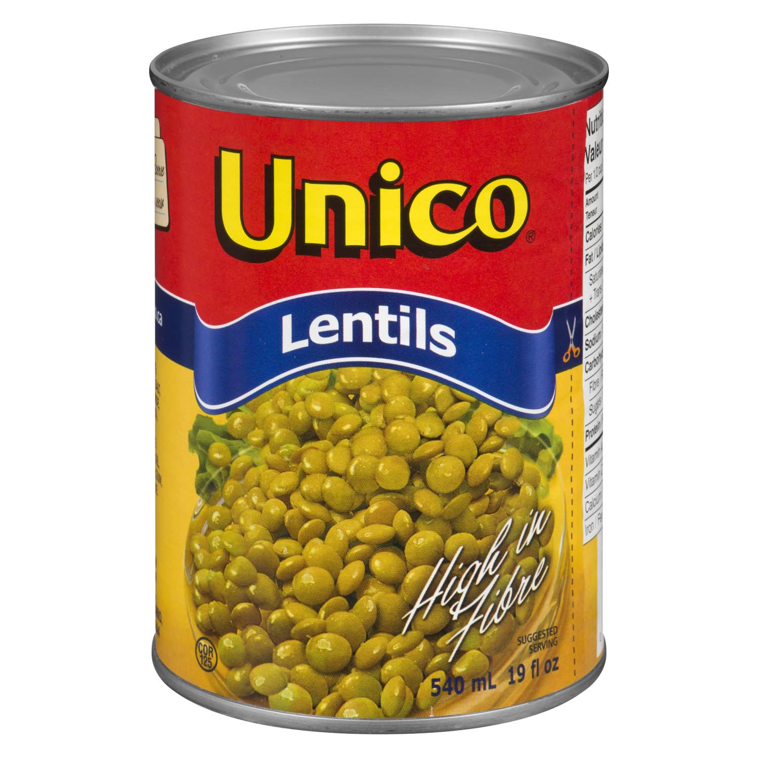 Unico Lentils 540 ml