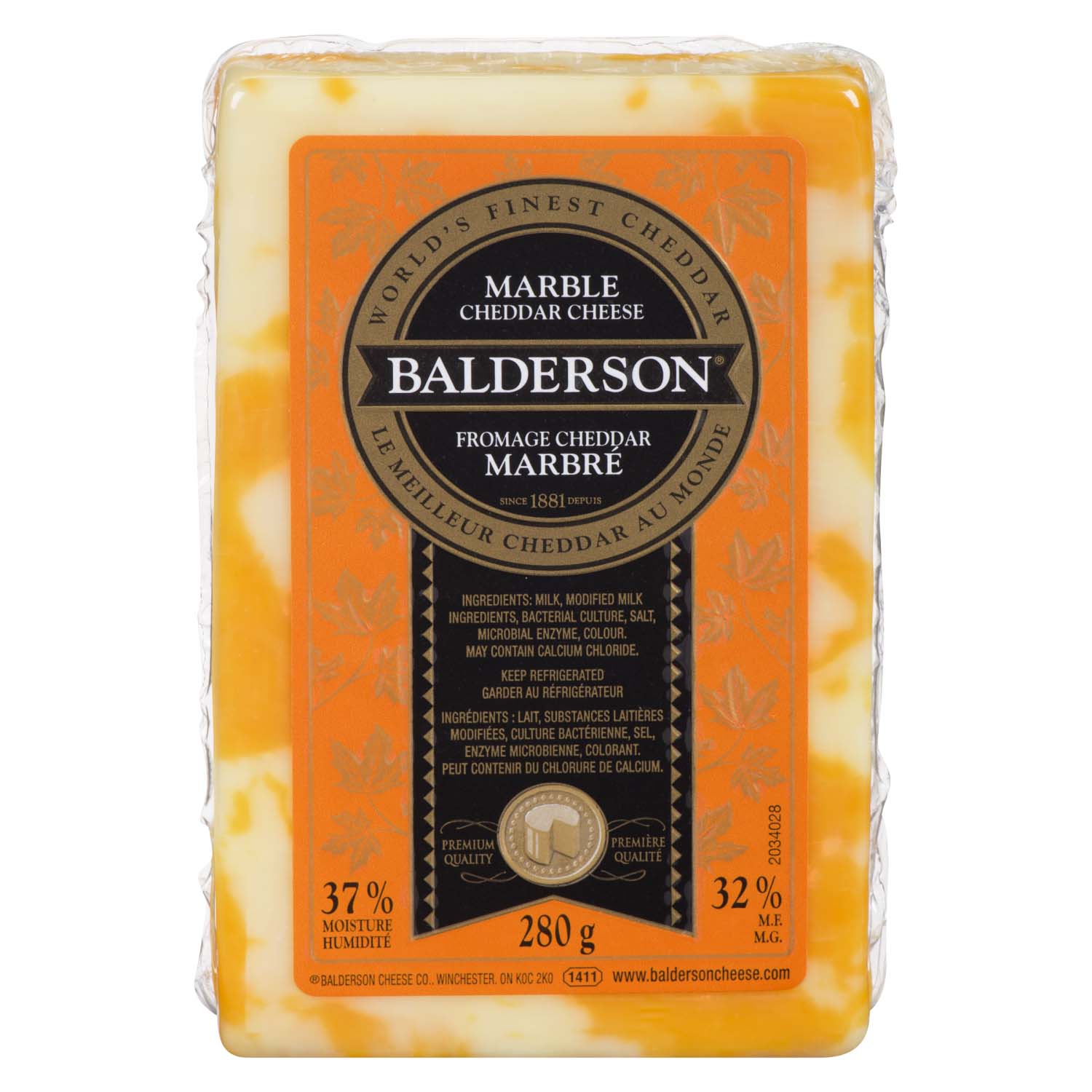 Balderson Marble Cheddar Cheese 280 g